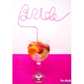 Bride Hen Party Straw ~ Reusable Bride Straw ~ Bride To Be Drink Straw ~ Re-usable Hen Do Party Straws ~ Bride Gift ~ Hen Party Accessories