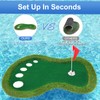 Sagsewful Floating Golf Green for Pool, Floating Chipping Green Mat