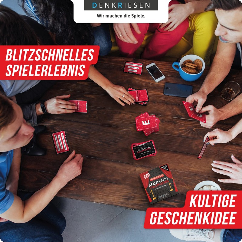 Denkriesen Super Smart Blockhead - The Card Game - Red