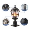 LONEDRUID Dusk to Dawn Outdoor Lamp Post Lights Waterproof Exterior