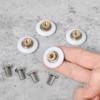 4 Pcs 27mm Showers Door Rollers Runners Wheels Replacement, Shower