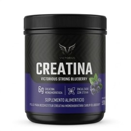 Creatina Monohidratada Blueberry Polvo  Estevia  6g Por Toma                                                                                          