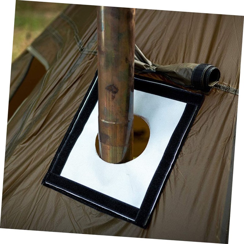 BESPORTBLE Flame-Retardant Stove Jack Cover for Tent Chimney Heat-Resistant for