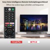 Gvirtue RMF-TX310E Voice Remote Control Compatible with Sony TV, Replacement