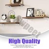 Swpeet 2Pcs 8'' Decorative Shelf Brackets, Heavy Duty Rustic Iron