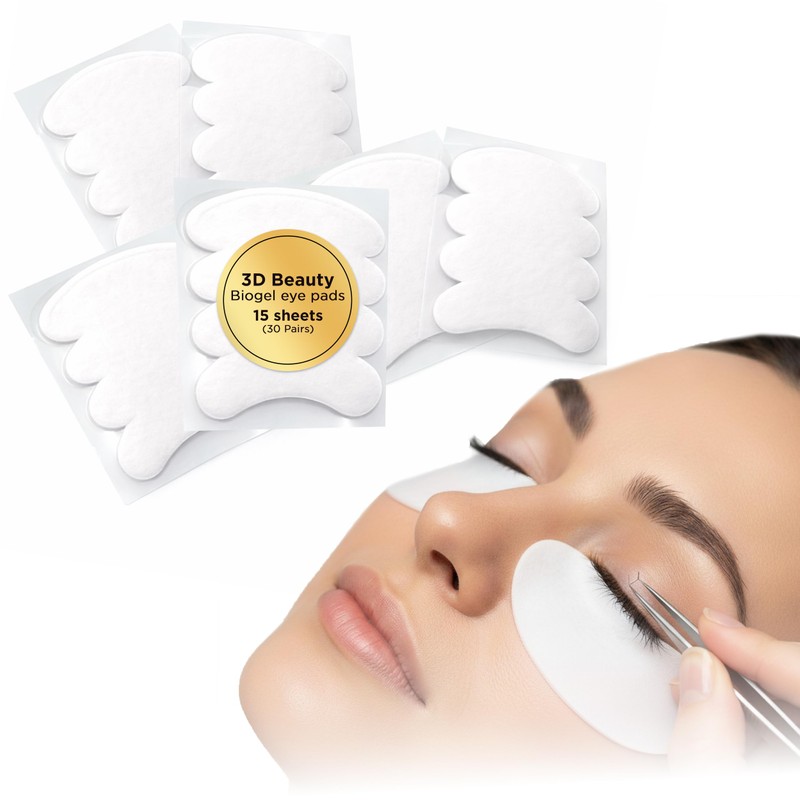 3D Beauty Biogel Eye Pads For Eyelash Extension, Under Eye