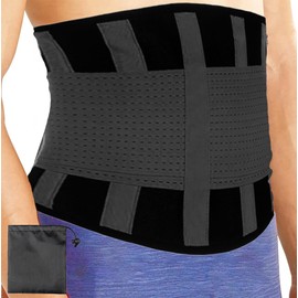 MUNSKT Back Strap, Back Support Belt, Back Brace, Back Pain Back Support Belt for the Lumbar Spine for Men and Women (M)