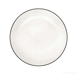 LIGNE Dessertteller D. 21 cm schwarze Linie