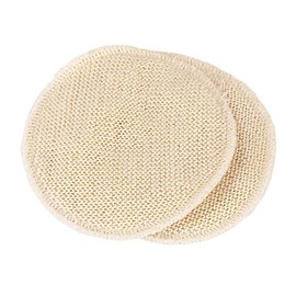 Disana Stilleinlagen aus Merinowolle und Seide, Stillleinlagen, wiederverwendbar, 1 Paar (11 cm)