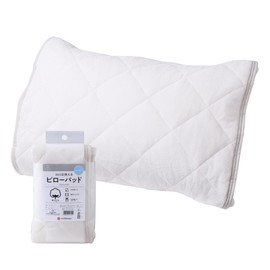 Nishikawa SV4064 CM74083053 Piled Pillow Pad, 23.6 x 19.7 inches (60 x 50 cm), Washable, 100% Cotton, Can Be Used for 365 Days of the Year, Toweling Fabric, Easy to Remove and Remove Rubber Band,