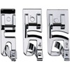 3PCS Rolled Hem Foot Set - Sewing Machine Foot Kit
