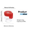 Oweto Led Transparent Glass Seal Storage Jar, Light-Up Magnifying Ornamental