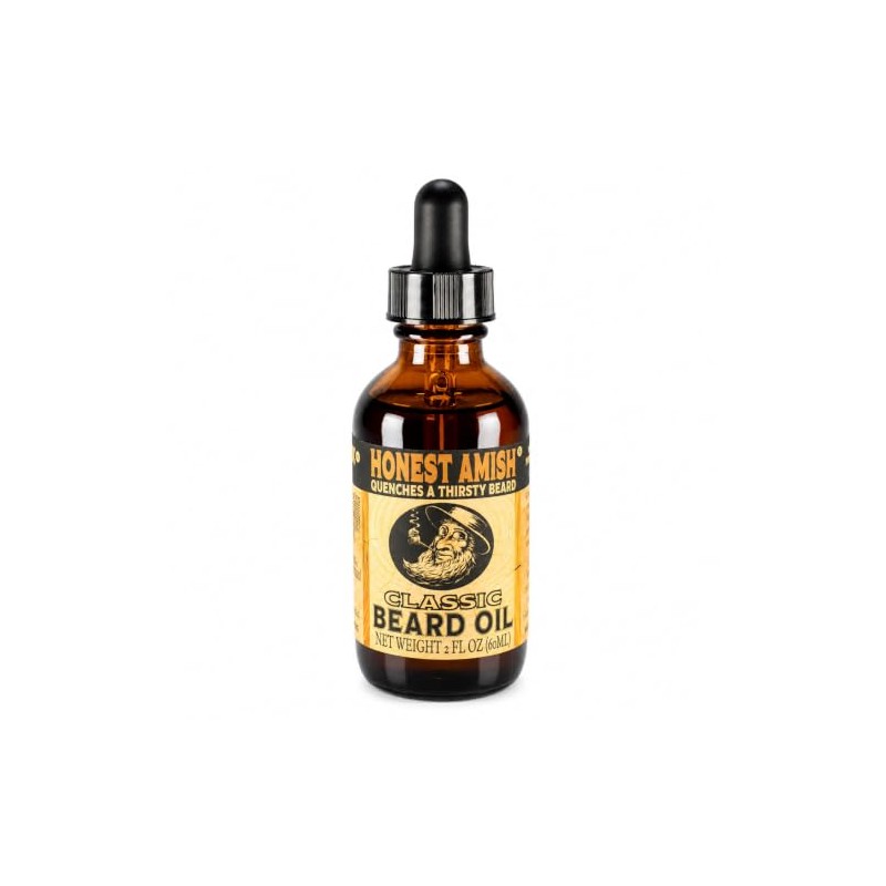 Honest Amish Aceite Clásico para Barba, 2 oz