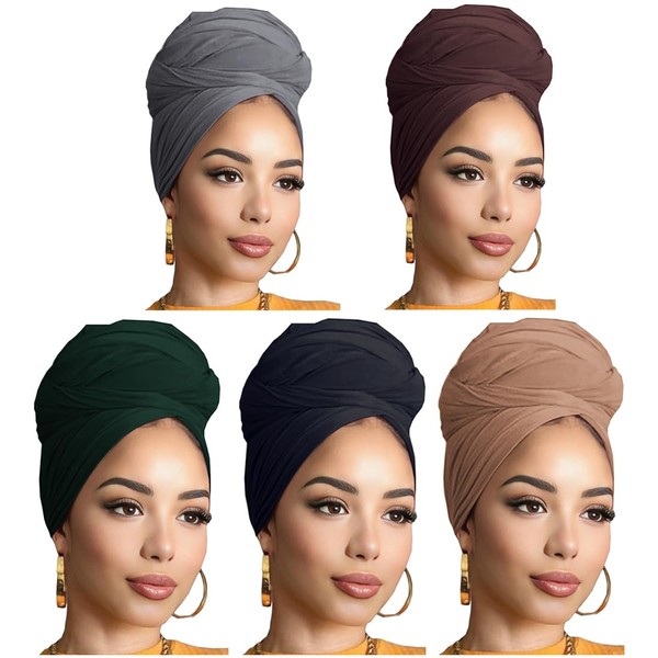 Head Wraps for Black Women Breathable Headwraps Scarf Long Hair