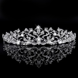 CAVETEE Birthday Headband for Women, Birthday Tiara and Crown for Women and Girls Birthday Decorations for Birthday Party