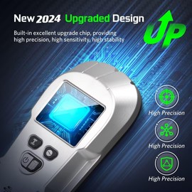 Stud Finder - 6 in 1 Electronic Wood Detector with Upgraded HD LCD Display for Detecting Edges and Centers of Metal, AC Wire, Wood, and Studs