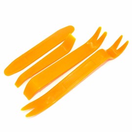 CLABMROEC 4Pcs Plastic Pry Tools,Car Trim Removal Pry Kit for Auto Car Door Audio Panel Trim Removal Dashboard Removal,Car Upholstery Repair Kit