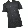 Professional Chef Jackets, Hotel, Restaurant Chef Jacket (Black, S)