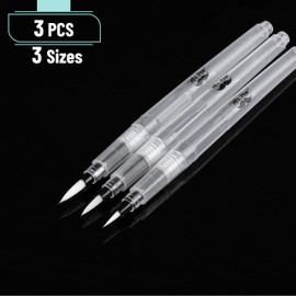 Mr. Pen- Watercolor Brush Pens, 3 Pack, Watercolor Brushes Set, Watercolor Pens for Adults, Water Brush Pen, Water Color Pens, Watercolor Brush Set, Refillable Brush Pen, Water Brushes for Watercolor