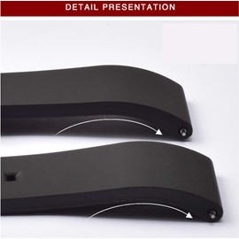 Shieranlee Sports watch strap, FKM fluorine rubber quick release watch strap, replacement strap for sports watches, 19 mm, 20 mm, 21 mm, 22 mm, 24 mm, for men and women