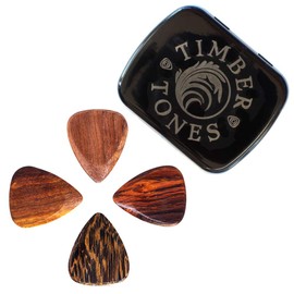 Timber Tones Acoustic Guitar Plectrums (Tin of 4)