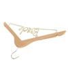 Wedding Hanger Anti Slip Wooden Clothes Hanger Iron Clothing Hanger