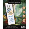 Personalized.Design White Rabbit - Counted Cross Stitch DIY Bookmark kit