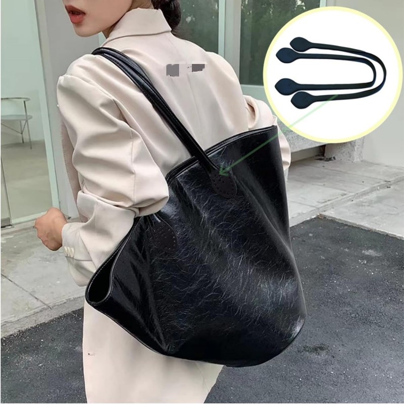 Zwenjuan Bag Handle PU Leather, 2 Pieces Bag Handle, Bag