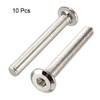 sourcing map Hexagon Socket Head Screw Furniture Screw Attachment Carbon