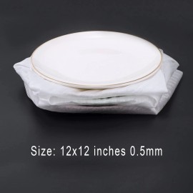 AIEX 12 x 12 Inches (100 Count) Cushioning Foam Wrap Sheets Moving Supplies P...