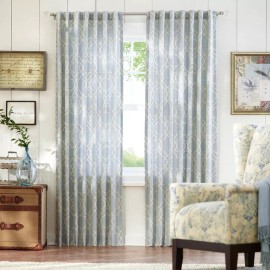 Home Decorators Drapery Panel | Home Decorators | Spring Blue - Garden Gate | New