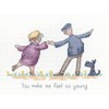 Heritage Crafts Cross Stitch Kit - You Make Me Feel