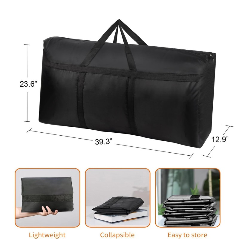 2 Pack 200L Large Storage Bags,Extra Strong Boxes for Moving