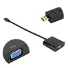 Adaptador Micro HDMI a VGA, adaptador convertidor de video Micro
