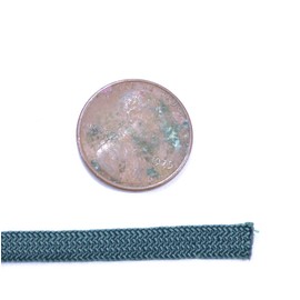 Coreless/Gutted 550 Paracord - Flat Hollow Cord - Whip Makers Computer Cable Sleeve - Teal 1000 Feet