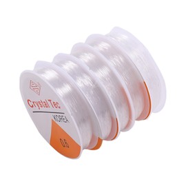 Elastic Bracelet String Stretch Crystal Beads Cord for Jewelry Making Bracelet Making 0.5mm 0.6mm 0.7mm 0.8mm 1.0mm, Elastic String, Elastic Cord, String Bracelet, String for Bracelet Making 5 Rolls