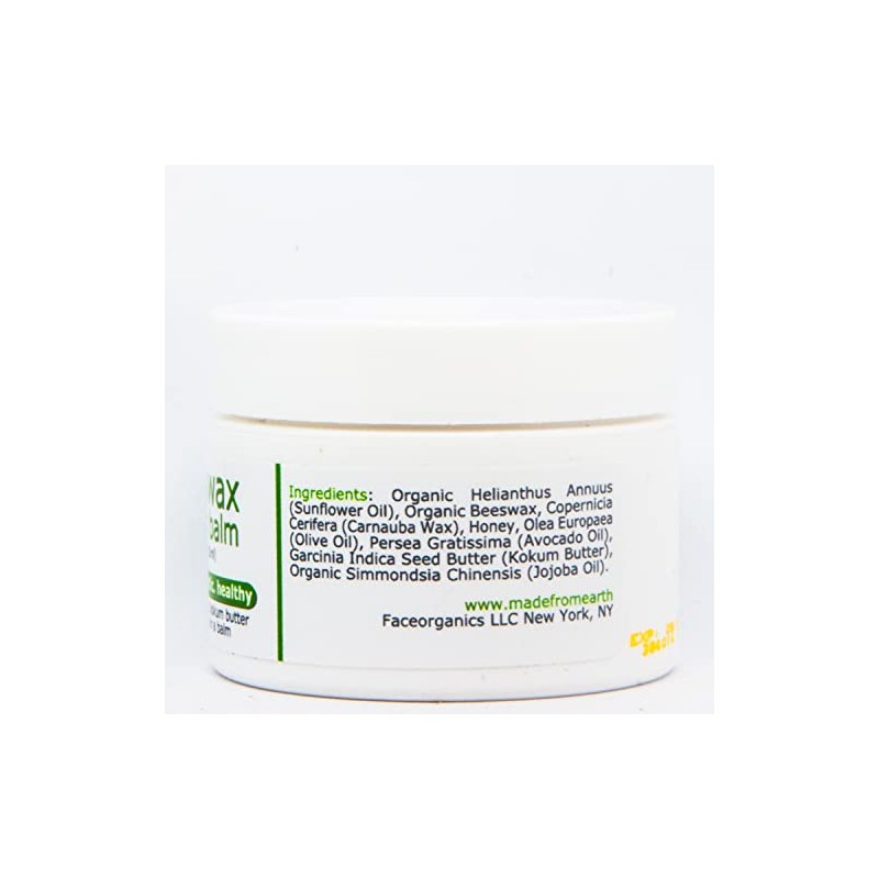 Made from Earth Beeswax Butter Balm: Organic, Holistic and Healthy,