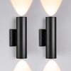 LEONLITE Integrated LED Cylinder Up Down Wall Light, 20W 1400lm,