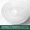 COOK WITH COLOR 12 Pc Glass Mixing Bowl Set with