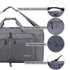 Woogwin Travel Duffel Bag Large Foldable Waterproof Overnight Bag for
