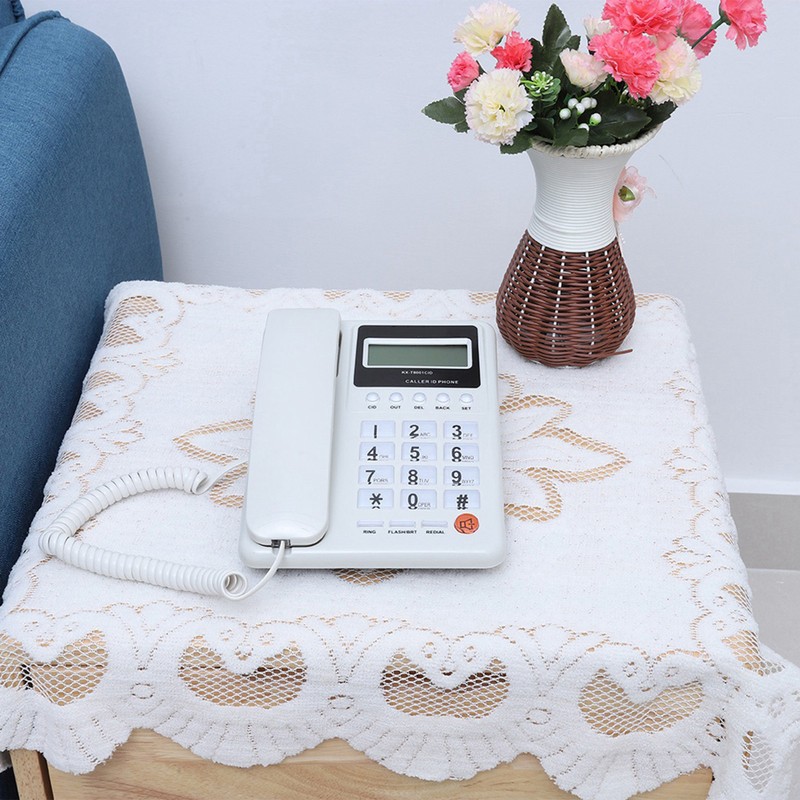 Home Hotel Wired Corded Desktop Telephone Office Landline Telephone