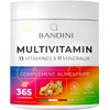Bandini® Multivitamin 365 Tablets (1 Year Coverage) - Rich in Vitamin A, B1, B5, B12, C, D3, E, K2 and 11 Minerals - Antioxidant for Men and Women - Normal Immune System Function