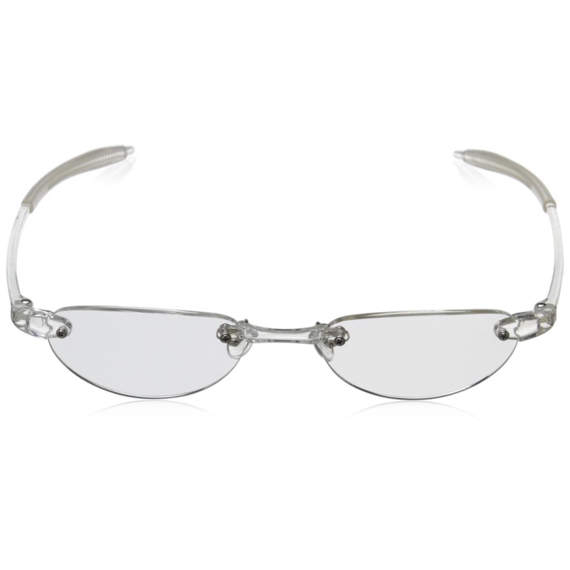 Visualites Vis2 VIS2CRC20 Rimless Reading Glasses, Crystal Clear, 48 mm