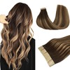 DOORES DOORES Hair Extensions Tape in Human Hair Balayage Chocolate