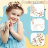 Flower Girl Hair Accessories, Bridal Pearl Flower Headpiece Headband, Princess