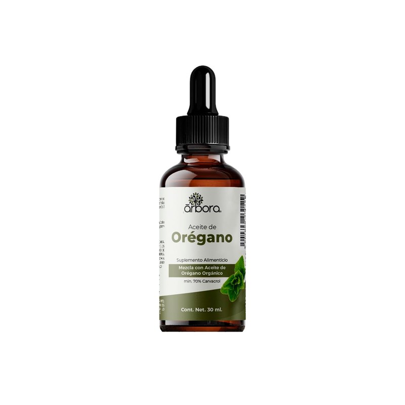 Árbora Aceite de Orégano 70% carvacrol con oliva para consumo