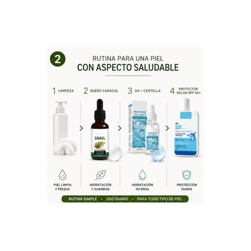 AKAM Suero Baba de Caracol 30ml - Serum Facial Vitamina