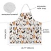 JTOUK Funny Chickens Kitchen Apron Rooster Lover Gift Farmhouse Gift
