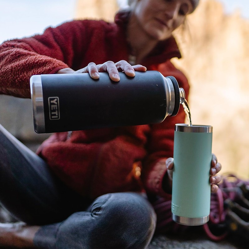 YETI Rambler 46 oz Bottle, Leakproof, Vacuum Insulated, Stainless Steel