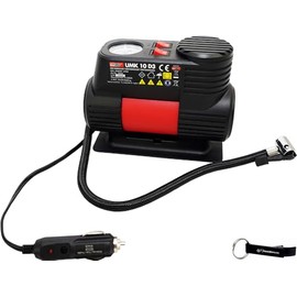HEADNMORE® Bundle - ULTIMATE SPEED® Mini 12V Luft Kompressor UMK 10 + HEADNMORE® Schlüsselanhänger